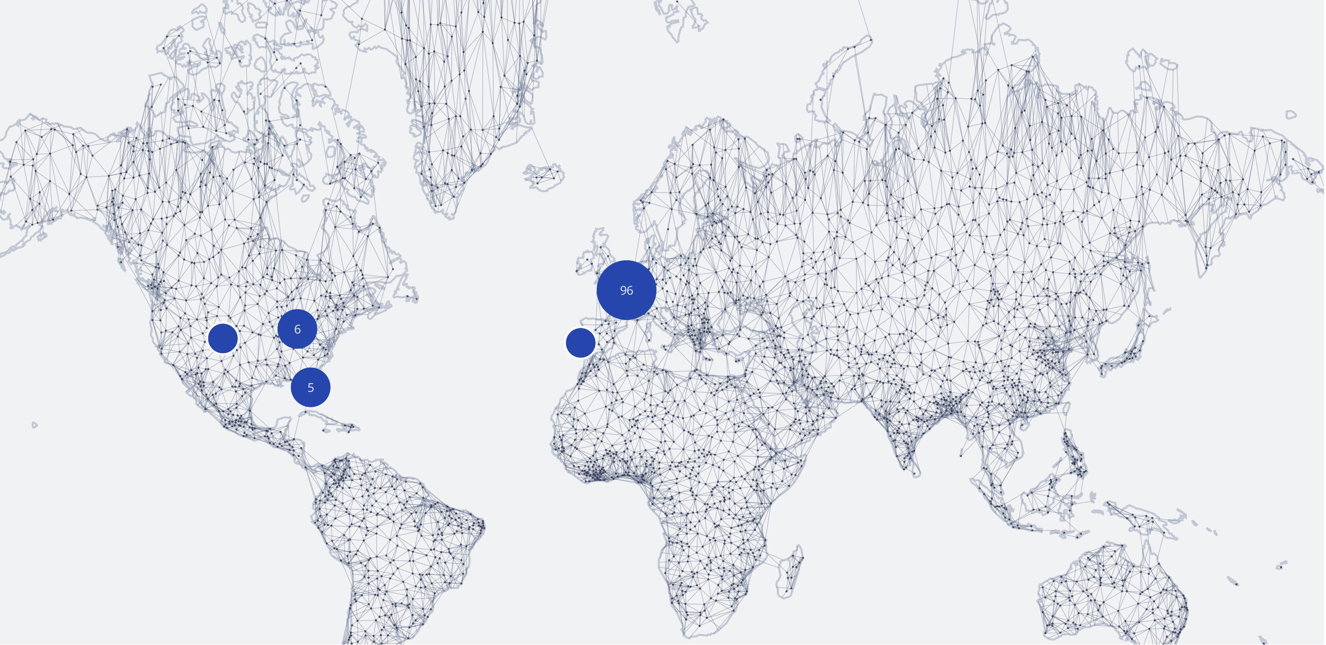 Carte des implantations SCUTUM à l'international
