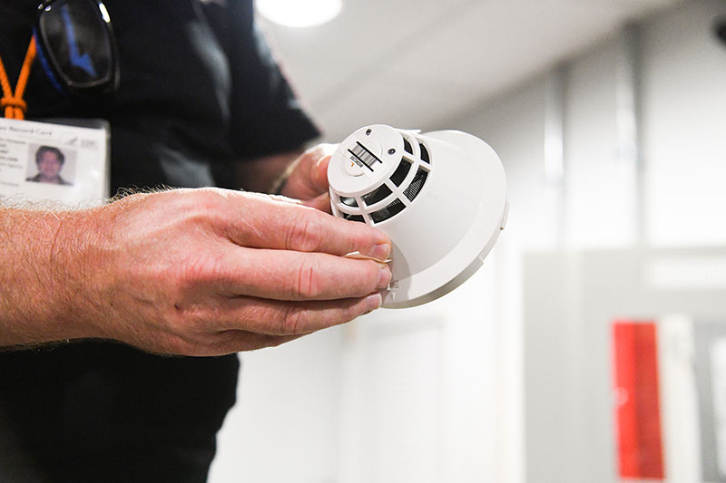 Scutum fire alarm inspection 1