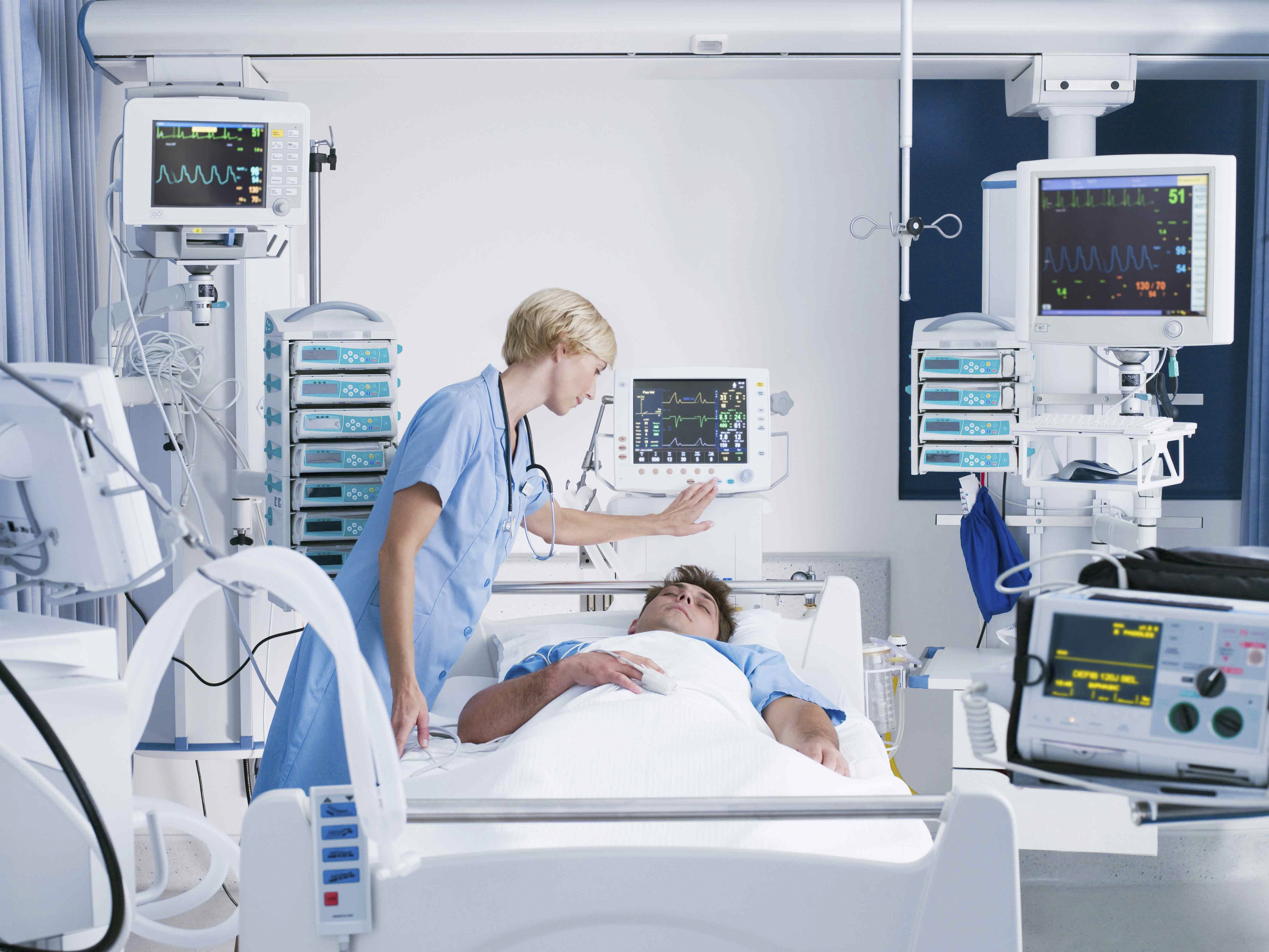 Ascom Nurse Call system - patient in bed