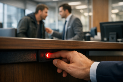 Bouton anti-agression