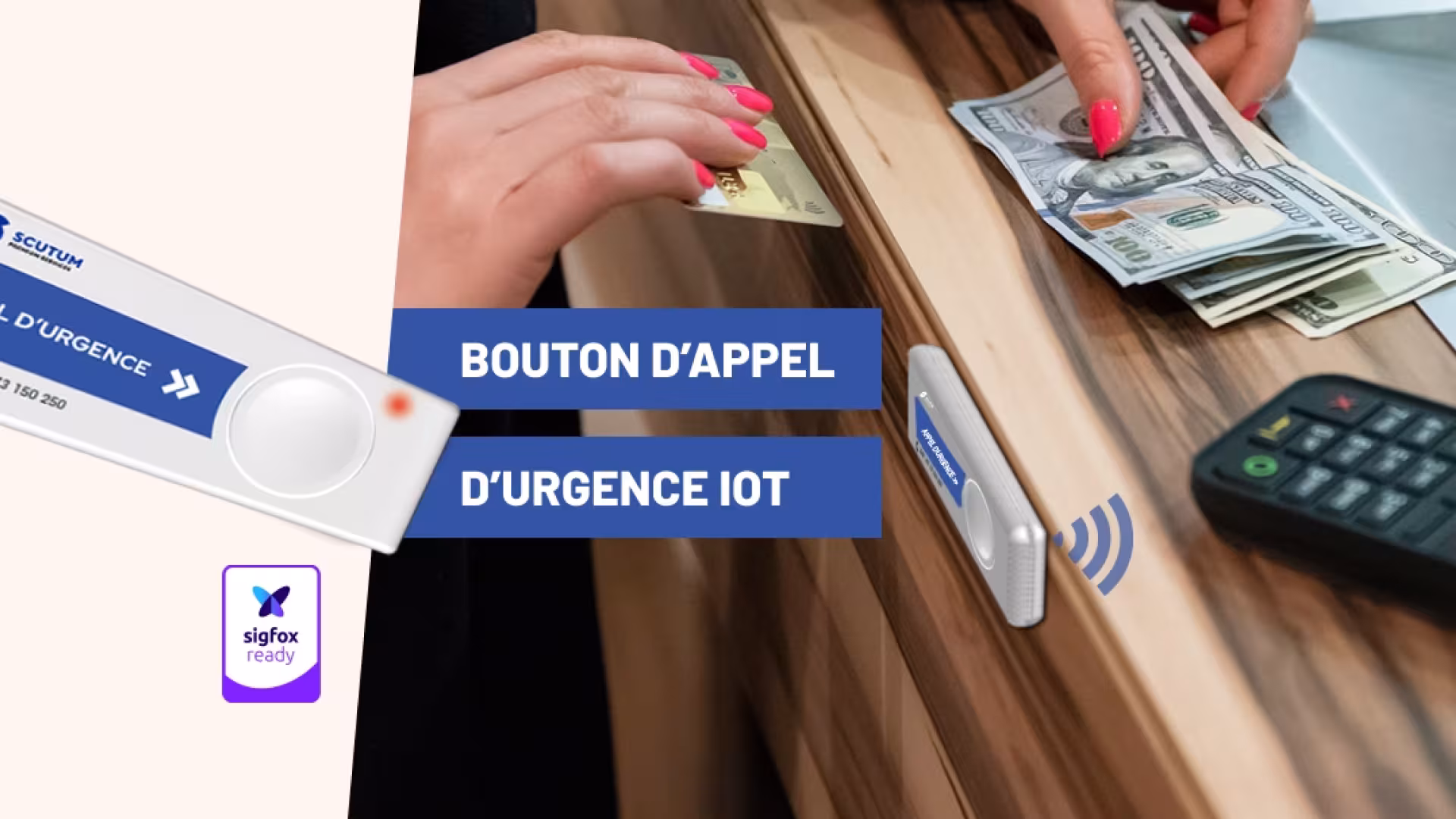 Bouton IOT PTI DATI de Scutum Premium Services