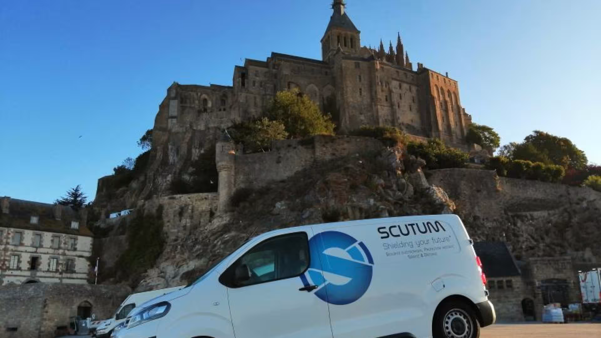 Scutum Incendie au Mont Saint-Michel