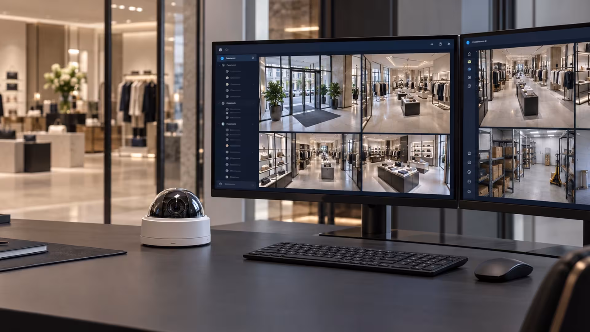 Plateforme vidéosurveillance enseigne premium