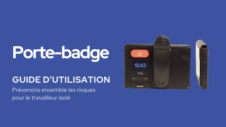 Vignette Guide d'utilisation - Porte badge de sécurité de Scutum Premium Services