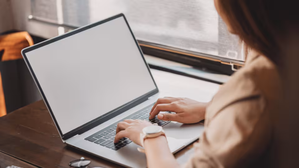 Woman on laptop