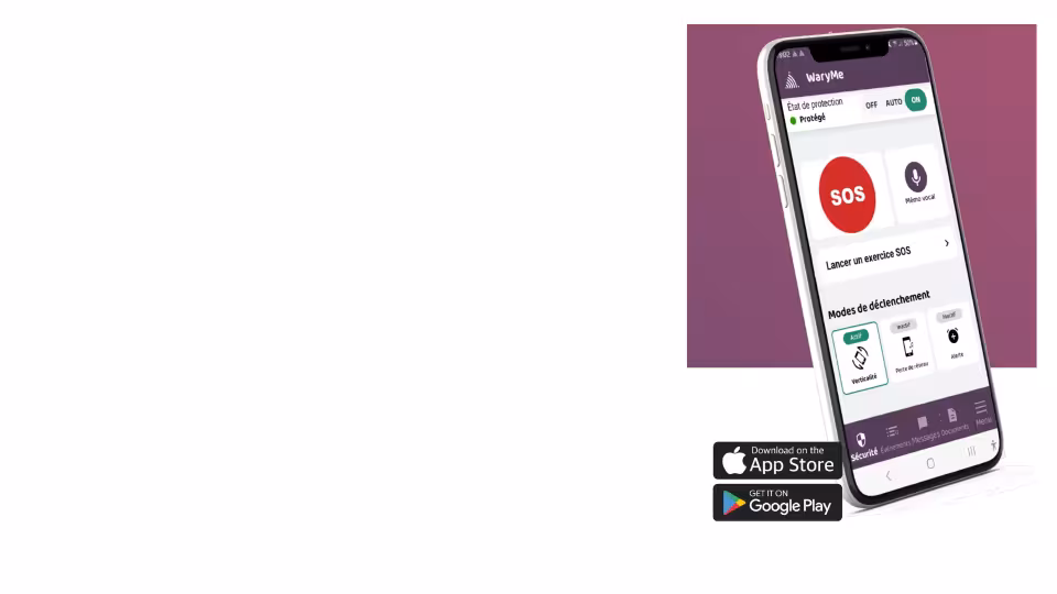 Application mobile de sécurité WaryMe