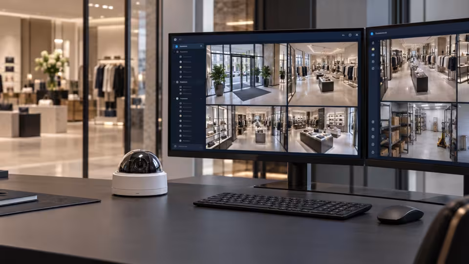 Plateforme vidéosurveillance enseigne premium