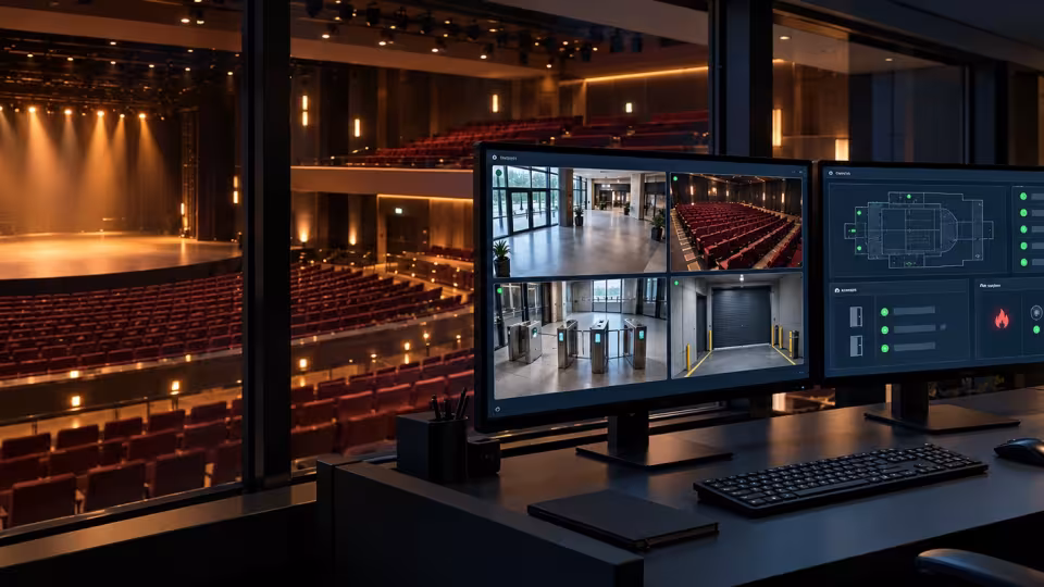 Sécurité intégrée lieu de spectacle