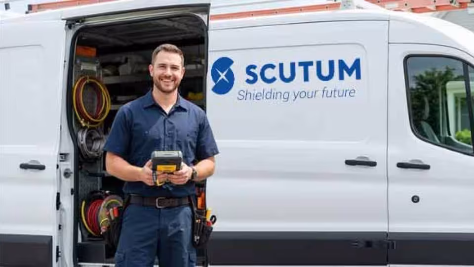 Service-technician-and-van