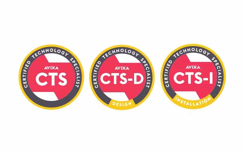 Avixa CTS - all 3 certs